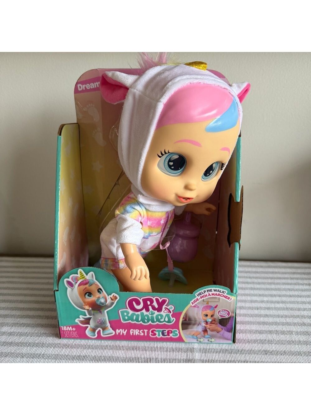 Cry Babies My First Steps Dreamy Baby Doll 18 Months +